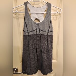 Lululemon Athletica Two-Tone Gray Tank Top